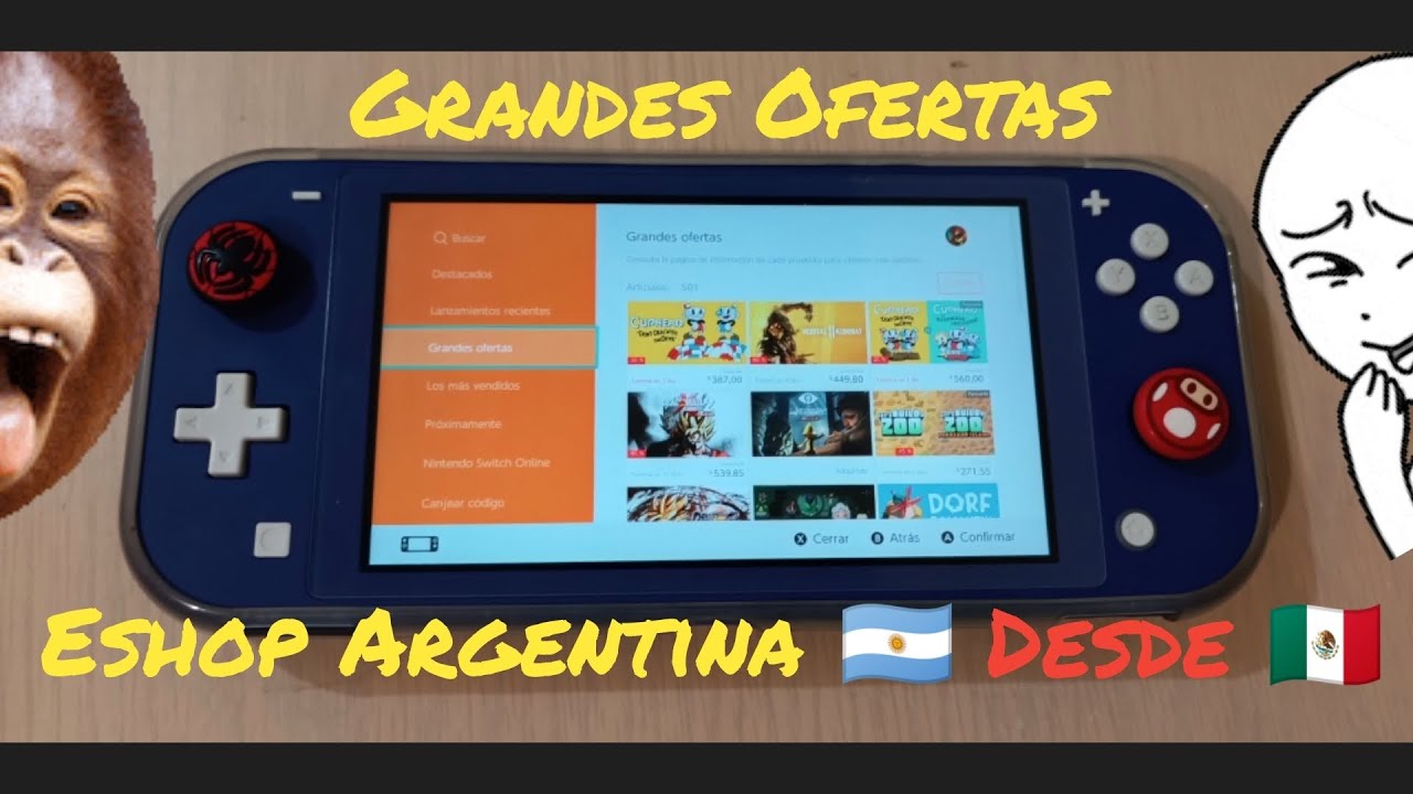 COMO COMPRAR EN LA NINTENDO ESHOP DE ARGENTINA con la tarjeta SPIN de OXXO  - agosto 2023 FUNCIONANDO 