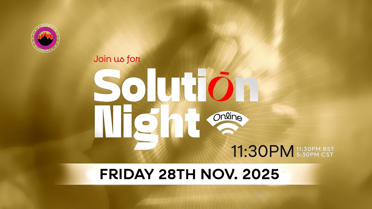Solution Night | Live Virtual Gathering | 28th November 2025