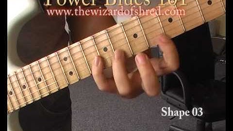 The best of Paul Gilbert - 3 notes per string blues scale licks