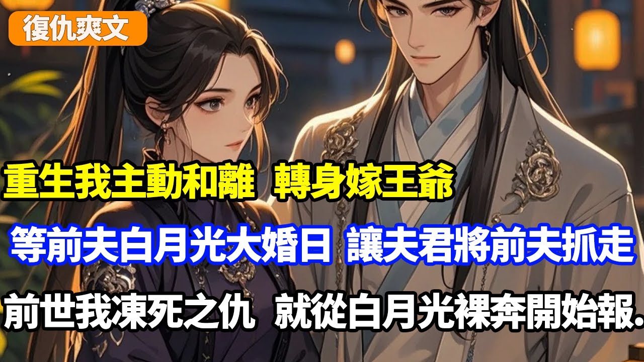 重生我主動和離，轉身嫁王爺，等前夫白月光大婚日，讓新夫君將前夫抓走，前世將我凍死之仇，就從逼他白月光脫光上街開始報...