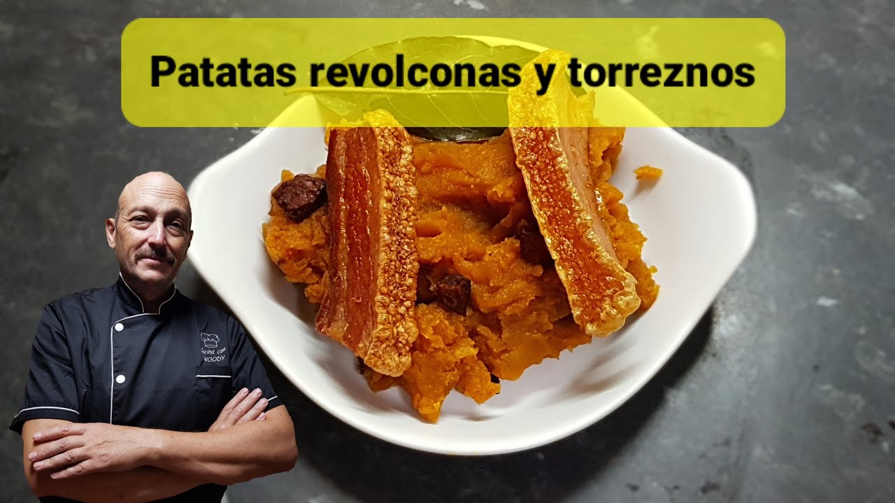 Patatas revolconas con torreznos de Soria