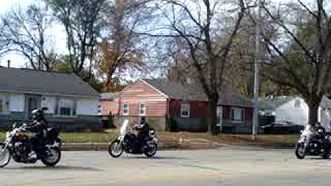 Motorcade for Sgt. Christopher Rudzinski 10/25/09