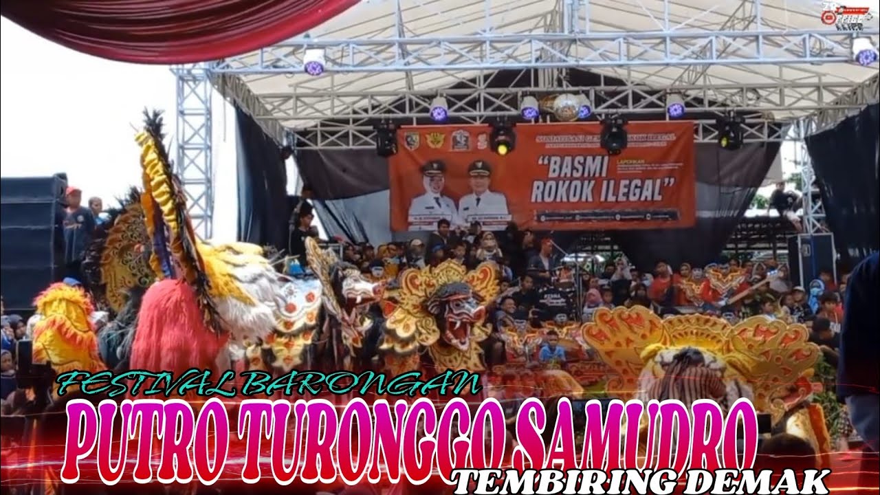 Semua sanggar barongan berkumpul...!!! Putro turonggo samudro terbaru live tembiring Demak