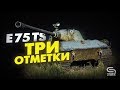 Е75 TS Немецкий танк из коробки l Три отметки #3