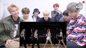 BTS REACTION BLACKPINK -
