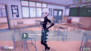 Yandere simulator doing weird things with textures