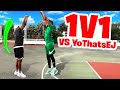 Wavy mello vs yothatsej irl 1v1 basketball