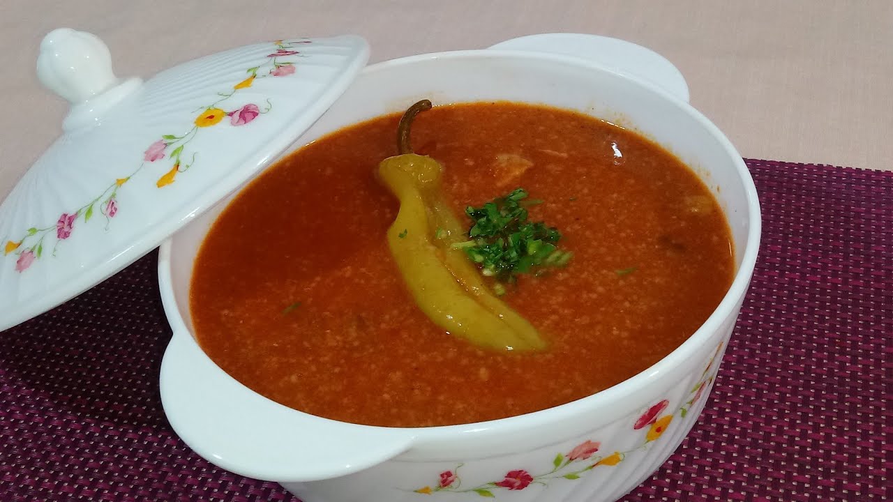 شربة فريك👍😉 على طريقتي وبلمستي الخاصة رووووعة