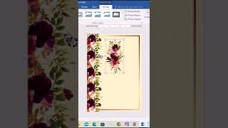 how to make a wedding invitation card [FREE TEMPLATE] #shorts #microsoftword #weddinginvitation