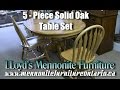 Oak Kitchen Table and Chairs, 5 Piece Oak Kitchen set, Oak Furniture Toronto Ontario. Oak Kitchen Table and Chairs, 5 Piece Oak Kitchen set, Oak Furniture Toronto Ontario.