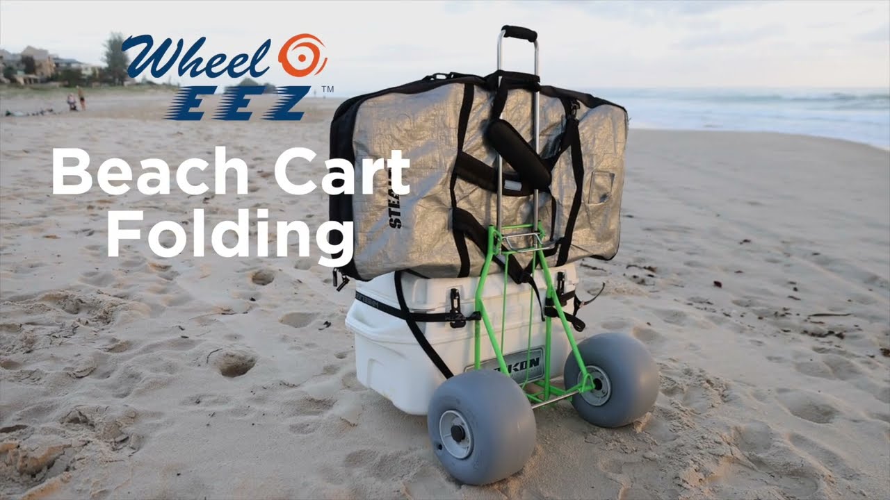 WheelEEZ Folding Beach Cart 