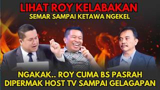 Momen Roy Suryo Gelagapan Cuma Bs Pasrah Ketika Dicecar Host TV Sampai Semar Ketawa Ngekel