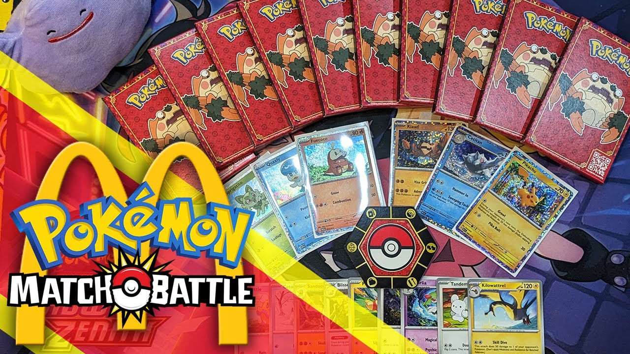 New Scarlet Violet Reprint Confetti Holos! - McDonald's Pokemon Match ...