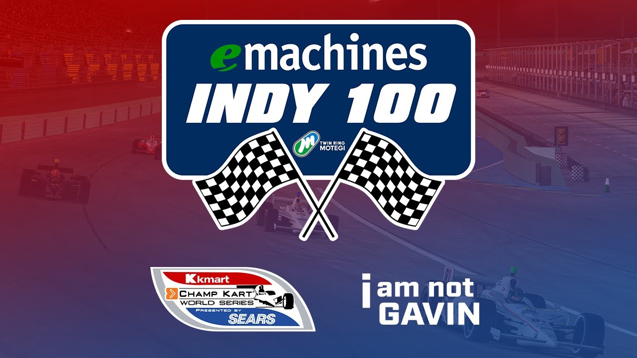eMachines Indy 100 iRacing KMart Champ Kart Series Race 3 YouTube