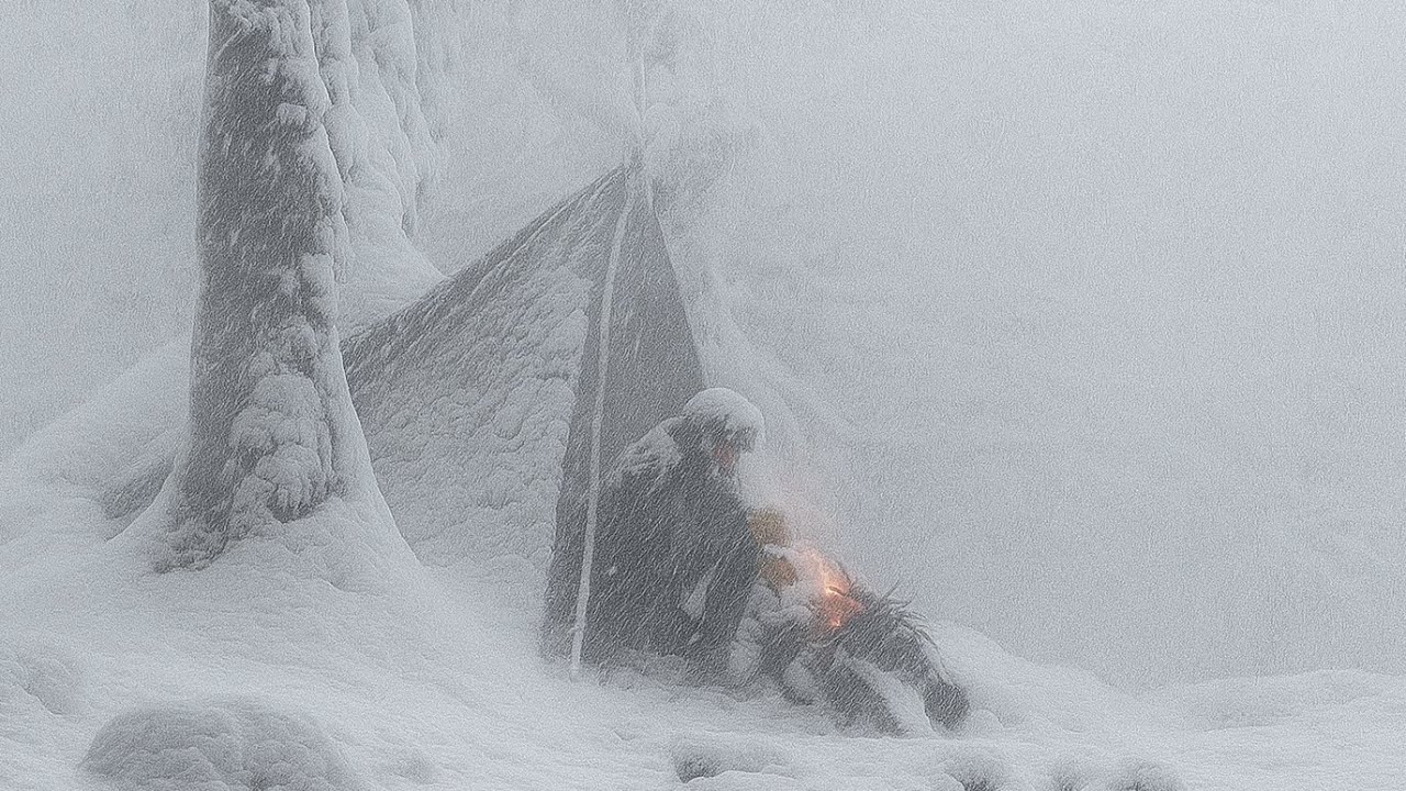 Trapped in a Deadly Snowstorm | Solo Survival in Deep Wilderness - YouTube