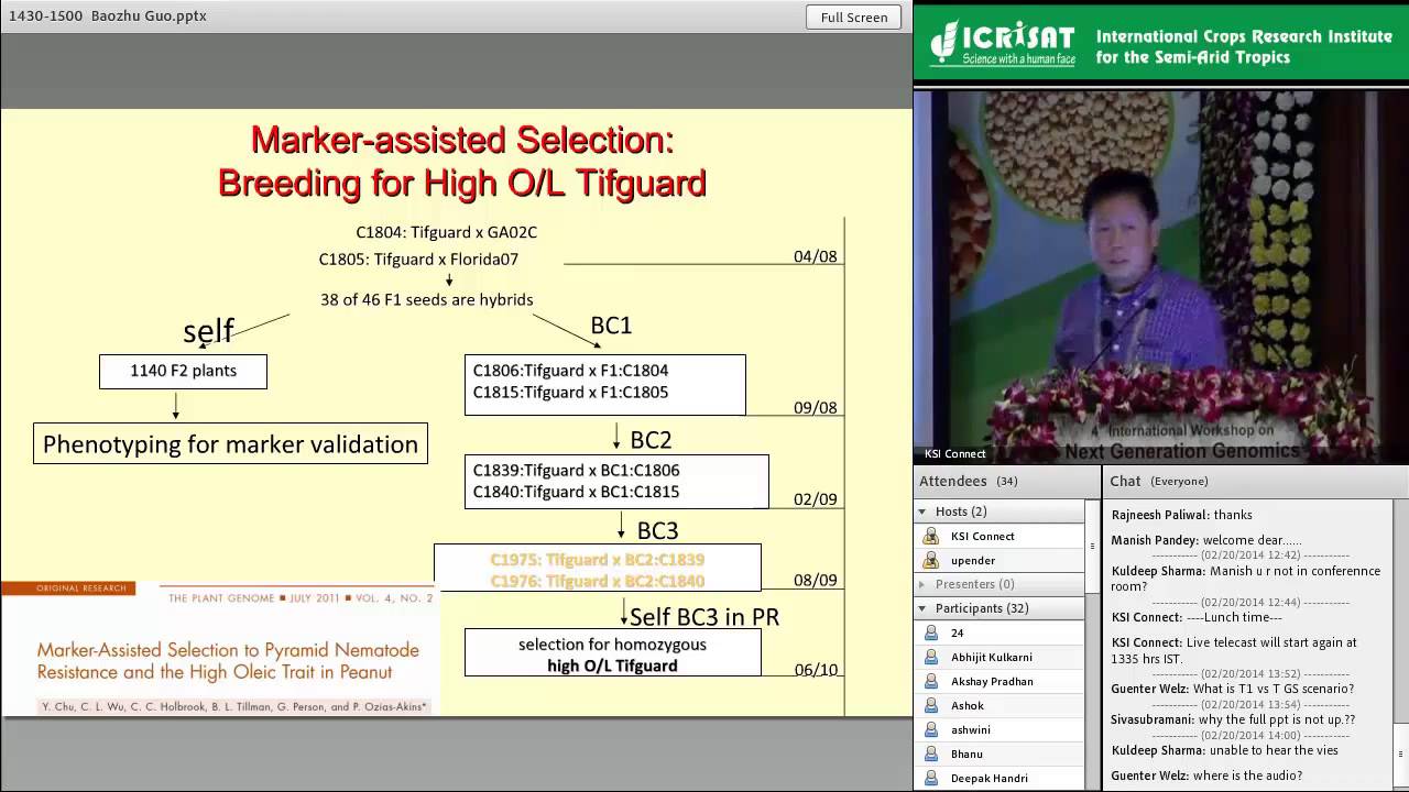 The ten years (2004 to 2014): progress in peanut genetics and genomics