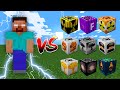 Herobrine contra 30 TNT diferentes! Podrá sobrevivir a los TNT nucleares? Minecraft pero aleatorio