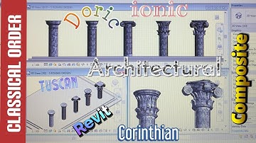 How to Draw 5 Architectural Classical Order in Revit