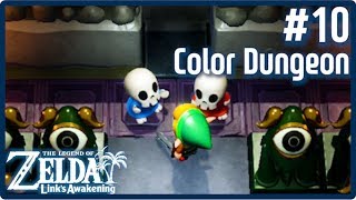 Zelda Links Awakening (Part 10) - Color Dungeon Walkthrough(red mail, blue mail)