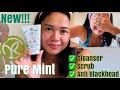 Yves Rocher Pure Menthe (Mint) 3 in 1 Cleanser, Scrub and Anti Blackhead |Unboxing and Demo - MamaG