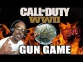 COD WW2 GUN GAME LIVE! WINTERY GUN GAME CALL OF DUTY WWII