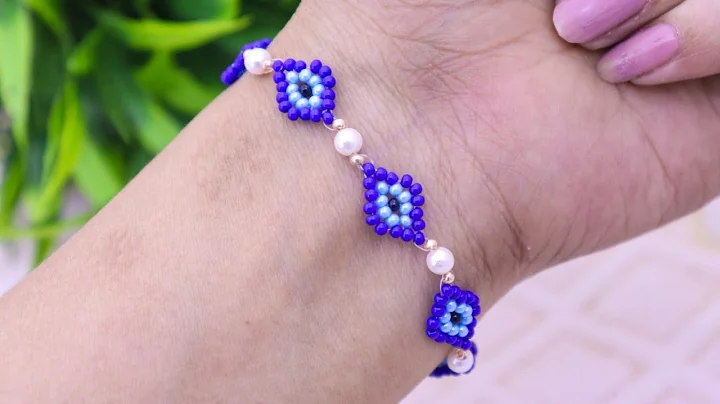 Bracelet Making:Beaded Beauty- Handmade Evil Eye Bracelet Tutorial