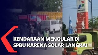 Solar Subsidi Langka, Antrean Kendaraan Mengular hingga Jalan Raya di Beberapa Daerah di Indonesia