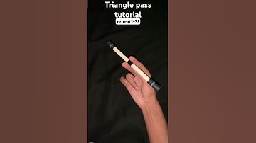 Triangle Pass penspinning tutorial Very easy trick#shorts