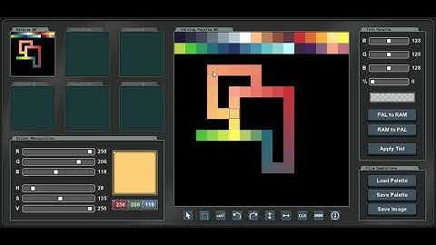 Palette Knife - Creating Gradients with the Ramp tool