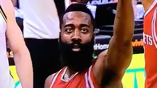 Fan Shines Laser Pointer at James Harden Mid-Game