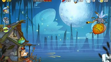 Swamp Attack - Episode 2-18 Mosquito Queen BOSS! NEW прохождение