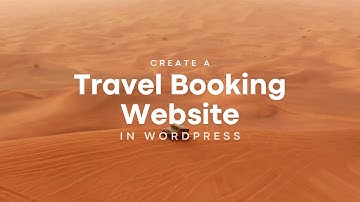Create a Travel Booking Website in WordPress with Tourfic - The Ultimate Tour Booking Plugin