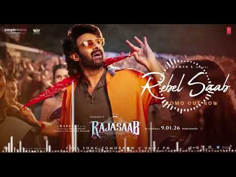 Rebel Saab (Telugu) Lyrical Video - The RajaSaab | Maruthi | Thaman S |Prabhas | #rajasaab 