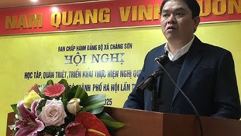 Đảng bộ xã Chàng Sơn học tập, quán triệt Nghị quyết Đại hội Đại biểu Đảng bộ Thành phố Hà Nội