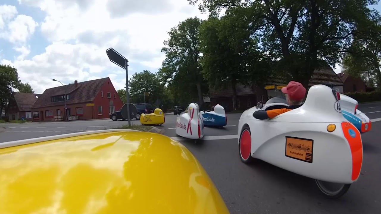 Velomobilspargeltour 18. Mai 2019 Bremen - Bassen - Hillen - Bassen - Bremen