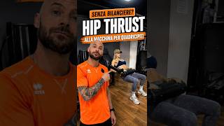 🔥 Vuoi fare hip thrust ma nella tua palestra non c’è la macchina?