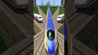 FAST TRAIN AVOIDS RAIL CROSSING #train #railways #railtrack