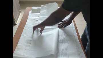 Fold A1 size Drawing to A4 Size - Paper Folding Trick