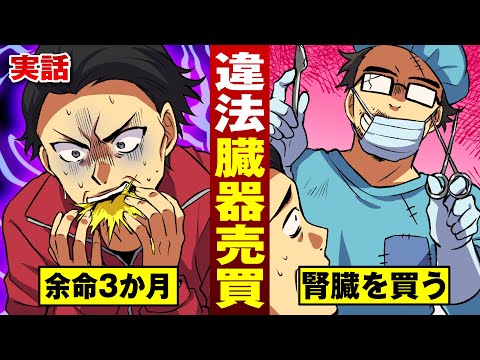 【死or犯罪者】腎臓を買わないと死ぬ。でも買ったら逮捕。【法律漫画】