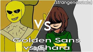 Strangenesstale | Golden Sans vs Chara by M2TS2Z STUDİO 96 views 7 months ago 2 minutes, 10 seconds