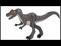 Allosaurus JW Sound Effects Sketches 