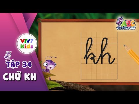 Bé học chữ KH