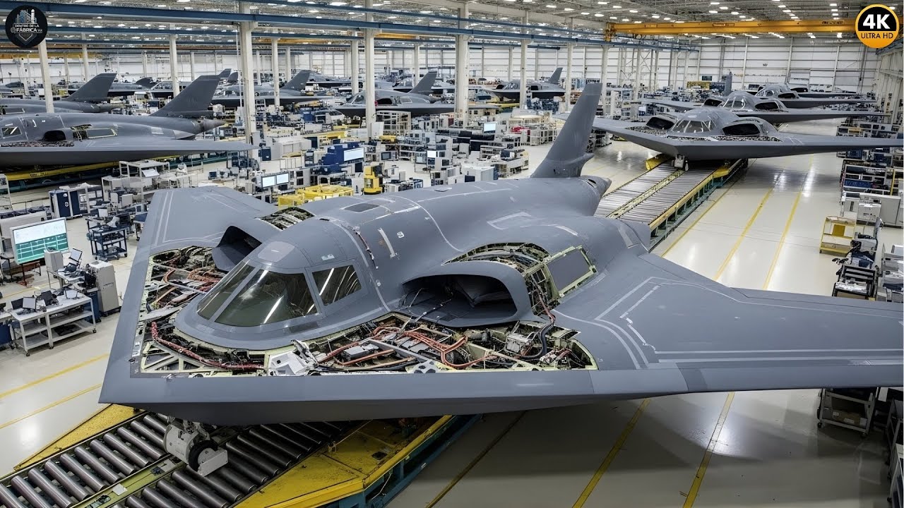 Dentro de la fábrica furtiva de 2 mil millones de dólares: la construcción del avión B-2 Spirit