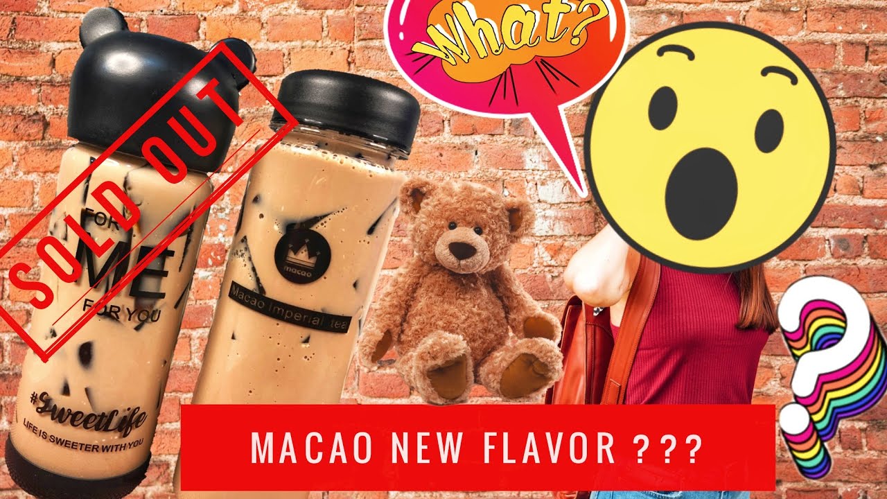 MACAO IMPERIAL TEA NEW FLAVOR? CHOCOLATE JELLY DRINK? DIY