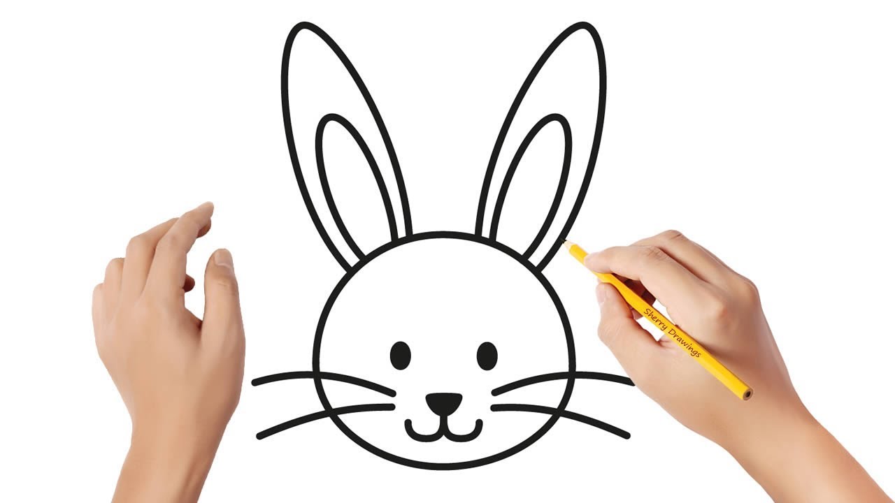 How To Draw A Bunny Face - Printable Templates Free