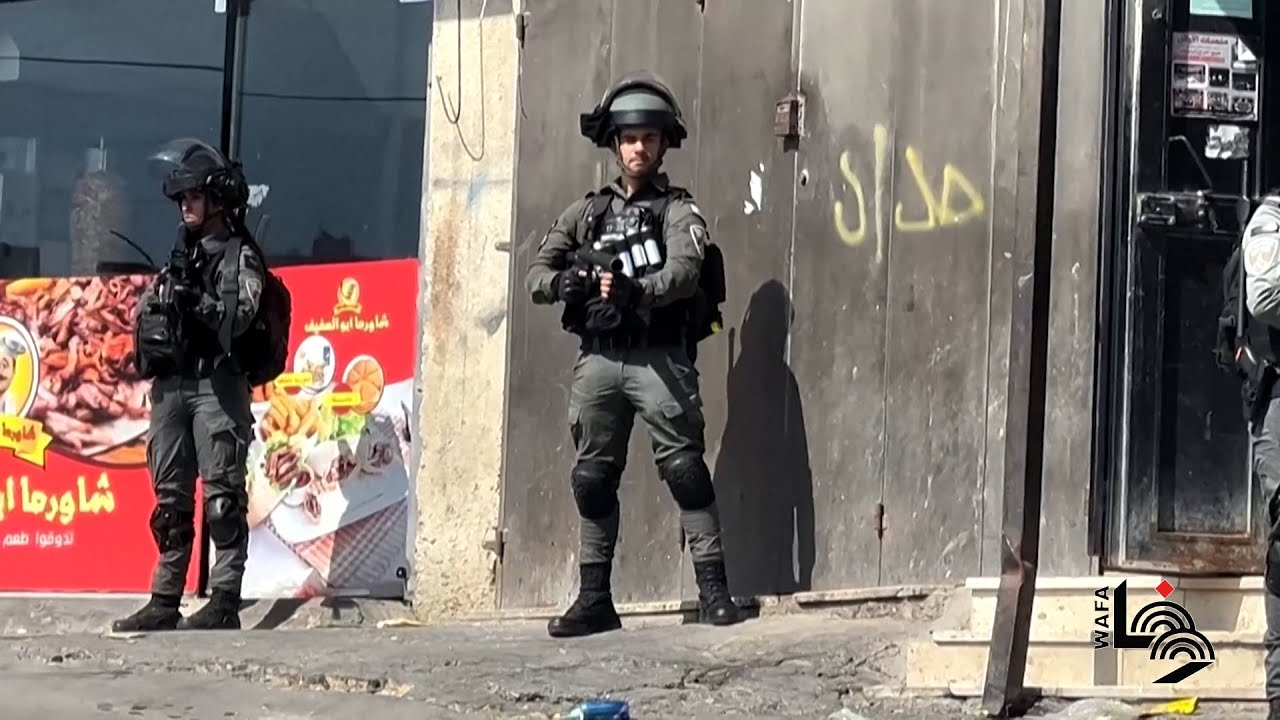 مواجهات مع قوات الاحتلال في مخيم شعفاط بالقدس