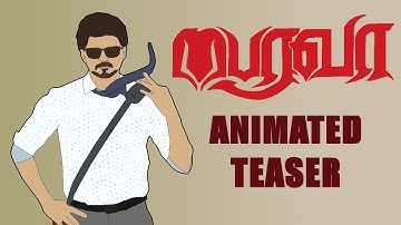 Bairavaa - Animated Teaser Trailer | Ilayathalapathy Vijay | Keerthy Suresh | Cartoon Teaser