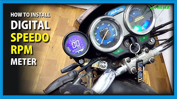 How to Install Digital Speedometer in Splendor pro Bike | Test drive & Review in Tamil | #xtremz