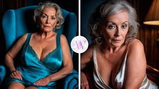 Choose Me | Natural Old Women Over 60 🌹 Attractively Dressed Сlassy  15