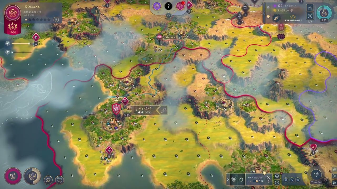 Человечество (уровень сложности «Империя»), часть 3, война классической эпохи